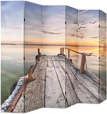 Elior Wewnętrzny parawan z nadrukiem jeziora 228 x 170 cm Ziris 4X