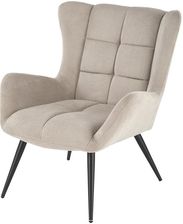 Zdjęcie Halmar Fotel Wypoczynkowy Byron Beżowy - Łańcut