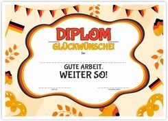 Learnhow Dyplom A4 Językowy - Język Niemiecki 01 10szt.