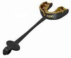Zdjęcie Ochraniacz Na Zęby Dla Dzieci Opro Gold + Strap Czarny/Złoty - Bytom