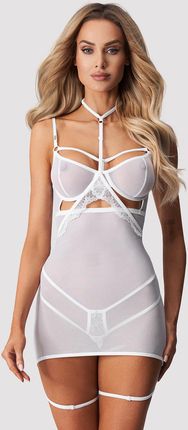 Nocna koszulka Obsessive Arrowel chemise white - white