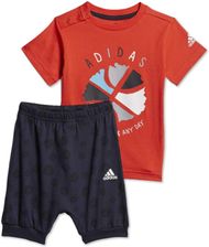 Zdjęcie Koszulka + spodenki komplet dziecięcy Adidas Summer Set bawełniany - Niemcza