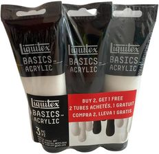 Zdjęcie Colart Lqx Basics Acrylic Set 2X 118Ml Titanium White 1X 118Ml Mars Black - Sępopol