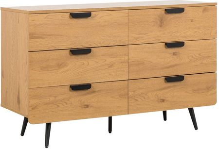 Komoda z szufladami Radis 120 cm (CD01), dziki dąb