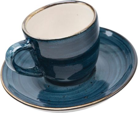 Kera Ceramika Filiżanka Espresso Bel Rustic Kamionka Morski Kera - zdjęcie 3
