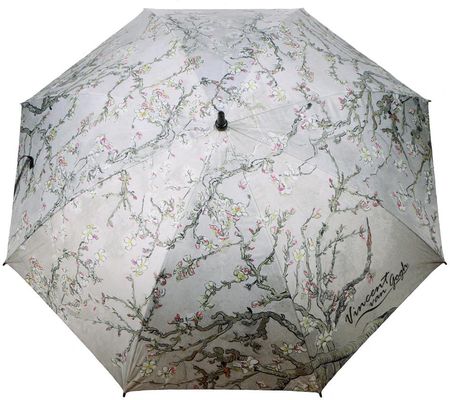 Parasolka parasol automat Gogh migdałowiec szara - zdjęcie 3