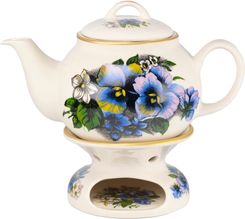 Zdjęcie Mieroszów Dzbanek Podgrzewacz Bratki Ceramiczny 17421 - Pszów