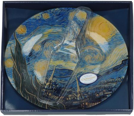 Carmani Talerz Okrągły Z Łopatką Gogh Gwiazdy Noc - zdjęcie 3