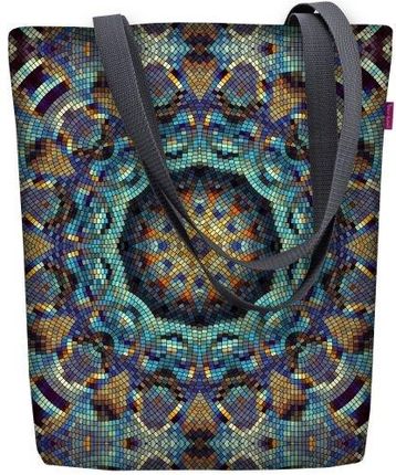 Torba na ramię shopperka Bertoni Sunny Barcelona