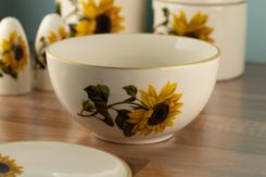 Zdjęcie Mieroszów Miseczka Ceramiczna Słoneczniki Polska Miska 17883 - Libiąż