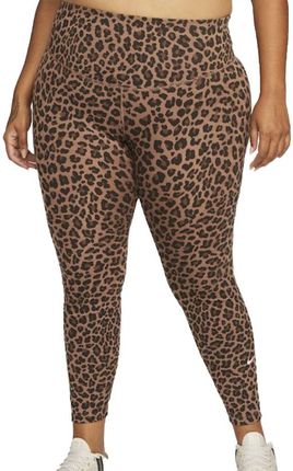Nike Legginsy One 7/8 Plus Size Dm9501256 R. 1X