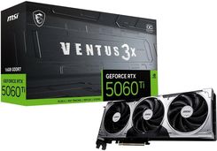 Msi VENTUS GeForce RTX 5060 TI 16G 3X OC NVIDIA 16 GB GDDR7 (GEFORCERTX5060TI16GVENTUS3XOC)