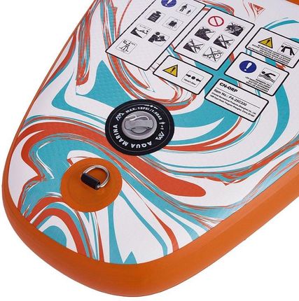 Міні-дошка для SUP Aqua Marina Pure Air 12'0'' Coast Orange - Фото 5