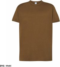 T-shirt JHK TSRA 150 - męski z krótkim rękawem wzmocniony lycrą ściągacz, 100% bawełna, 155-160g - moro L