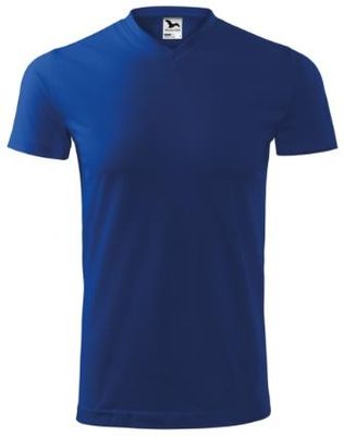 Wzmocniona Chabrowa Koszulka HEAVY V-NECK Bez Szwów Bocznych Bawełna