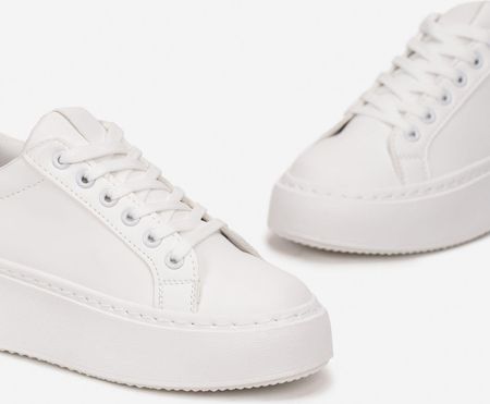 Born2Be Białe Sneakersy damskie 38 - zdjęcie 4