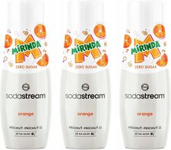 Zdjęcie Sodastream Syrop Koncentrat Do Wody Saturatora Sok Mirinda Zero Bez Cukru 3szt. 440ml - Pieniężno