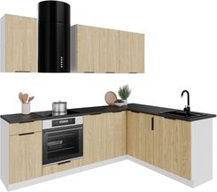 Zdjęcie Stolkar Zestaw Mebli Kuchennych Alto 240x175cm Laminat Dąb Olejowany - Mieroszów