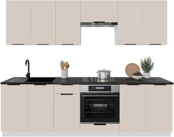 Zdjęcie Stolkar Zestaw Mebli Kuchennych Alto 260cm Laminat Kaszmir - Szadek