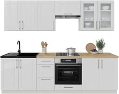 Zdjęcie Stolkar Zestaw Mebli Kuchennych Alto Classic 260cm Biały Połysk - Tykocin