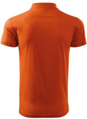 KOSZULKA POLO SINGLE J. męska T-SHIRT BAWEŁNA Pomarańczowa - zdjęcie 2