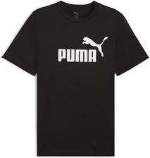 Puma Męska Koszulka Z Krótkim Rękawem Ess No. 1 Logo Tee 68253201 Czarny