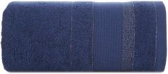 Zdjęcie Eurofirany Ręcznik April 50X90 Granatowy Z Żakardową Bordiurą Błyszczącą Nicią 500 G/M2 - Kazimierz Dolny