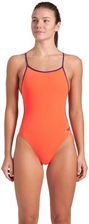 Zdjęcie Arena Strój Kąpielowy Damski Lace Back Solid Pomarańczowe - Świecie