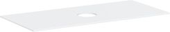 HANSGROHE Xevolos E Blat 118 x 55cm z wycięciem na środku pod umywalkę nablatową bez otworu na baterię biały mat 54330700