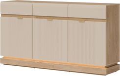 Zdjęcie Liveo Komoda Milton Ml03 3D3S Dąb Cremona Torro Kaszmir Mat - Łódź