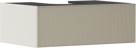 HANSGROHE Xevolos E Szafka pod szlifowaną umywalkę wpuszczaną w blat/nablatową z 1 szufladą 78 x 55cm, piaskowy beż matowy 54311390