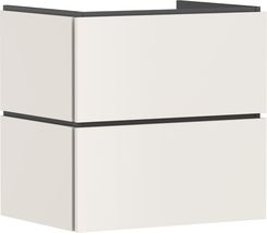 HANSGROHE Xilesa E Szafka pod umywalkę wiszącą z 2 szufladami PushOpen 63 x 47cm piaskowy beż matowy 54294780