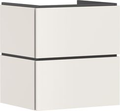 HANSGROHE Xilesa E Szafka pod umywalkę wiszącą z 2 szufladami PushOpen 58 x 47cm piaskowy beż matowy 54293780
