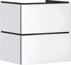 Zdjęcie HANSGROHE Xilesa E Szafka pod umywalkę wiszącą z 2 szufladami PushOpen 58 x 47cm biały mat 54293700 - Stepnica