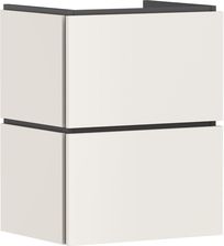HANSGROHE Xilesa E Szafka pod małą umywalkę wiszącą z 2 szufladami PushOpen 48 x 38cm piaskowy beż matowy 54290780