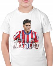 Koszulka biała dziecięca Julián Álvarez dla kibiców Atlético Madryt r. 128