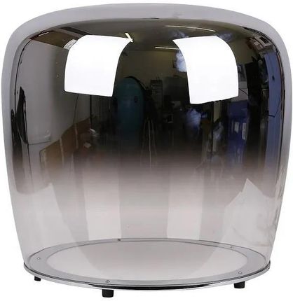 Lampa stołowa czarna szklana kula LED V046 Jobres