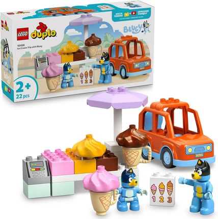 LEGO DUPLO Bluey 10458 Wyprawa po lody z Blue