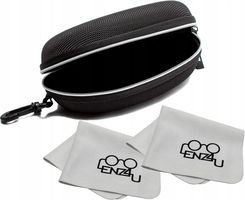 Lenz4U Etui Zapinane Na Okulary +Ściereczki Z Mikrofibry Do Okularów