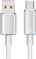 Zdjęcie Usams Kabel Cloud Series Us-Sj658 6A Usb-A Do Usb-C 1,2M Biały - Biała Podlaska