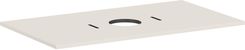 HANSGROHE Xilesa E Blat 98 x 55cm z wycięciem na środku pod umywalkę nablatową bez otworu na baterię piaskowy beż matowy 54276780