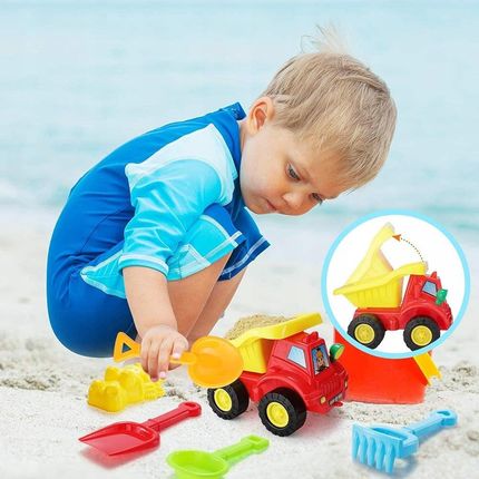 Matadi Zestaw Do Piasku Piaskownicy Xl Auto Wywrotka Foremki Młynek Łopata - zdjęcie 2