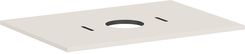 HANSGROHE Xilesa E Blat 78 x 55cm z wycięciem na środku pod umywalkę nablatową bez otworu na baterię piaskowy beż matowy 54275780