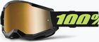 Gogle rowerowe 100% Strata 2 solar eclipse/mirror true gold Wiosna 2025