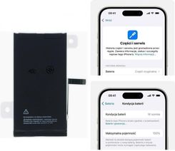 Bateria A2850 akumulator Li-ion 4325mAh Self-Diagnosable z możliwością przypisania jako oryginał do Apple iPhone 14 Plus