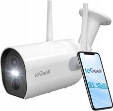 Iegeek Kamera Zewnętrzna Wifi Ip Kamery Fhd 2K 3Mpx 4X Zoom Na 5200Mah Akumulator