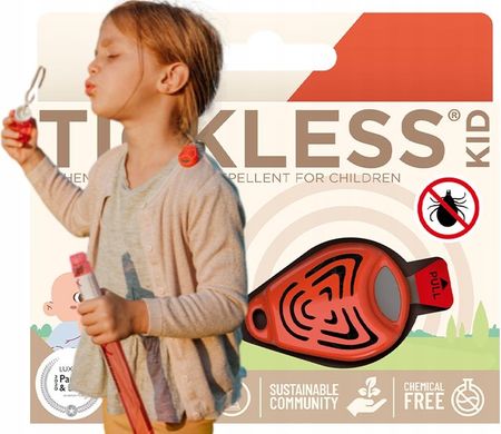 Tickless Ochrona Dziecka Kid Orange Urządzenie Na Kleszcze Ultradźwiękowe 1824065269 - zdjęcie 2