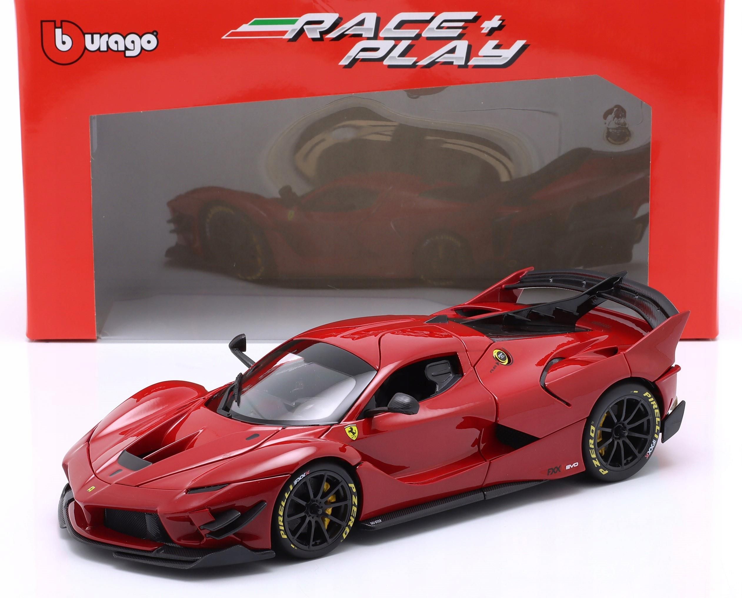 Bburago Ferrari Race & Play - Ferrari FXX K #27, blu - 1:18, Modellini Bburago, Modellino Ferrari Racing, Modellismo e Collezionismo, Modellino Ferrari FXX K #27 blu, Età 3 – Full Toys