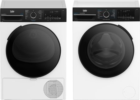 Zestaw pralka i suszarka Beko BM3WFU47215WBDC i BM3T47249WBDC