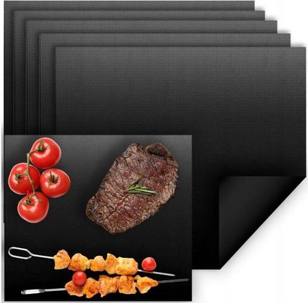 Ruhhy Zestaw 5 Mat Teflonowych Na Grill Do Pieczenia Wielorazowych Ebook - zdjęcie 3